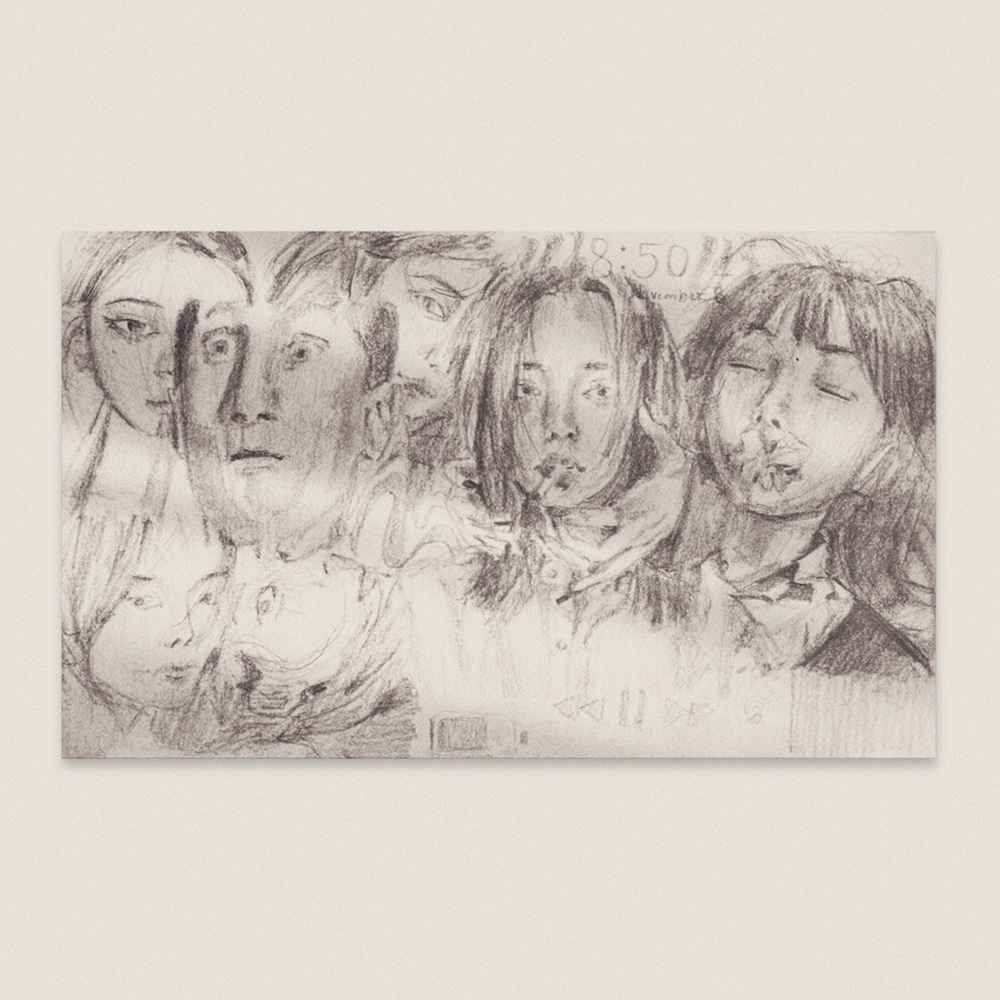 original grayscale illustration graphite pencil traditional artwork realism​​​​